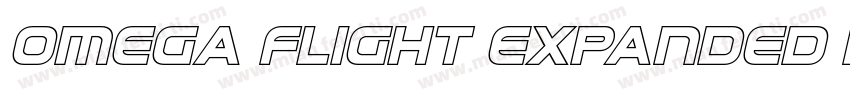 Omega Flight Expanded Italic字体转换